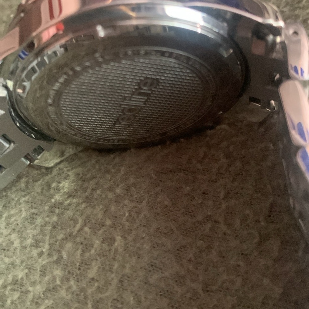 EUC Redline silver and black men’s watch. Red accents. See pictures for size. - Picture 10 of 12